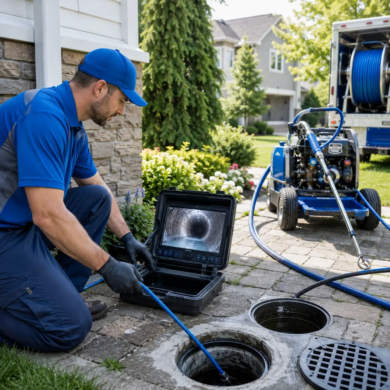 Outdoor drain cleaning professionals serving Bradford, IA